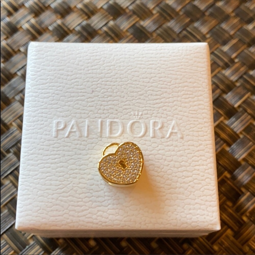 pandora golden charm